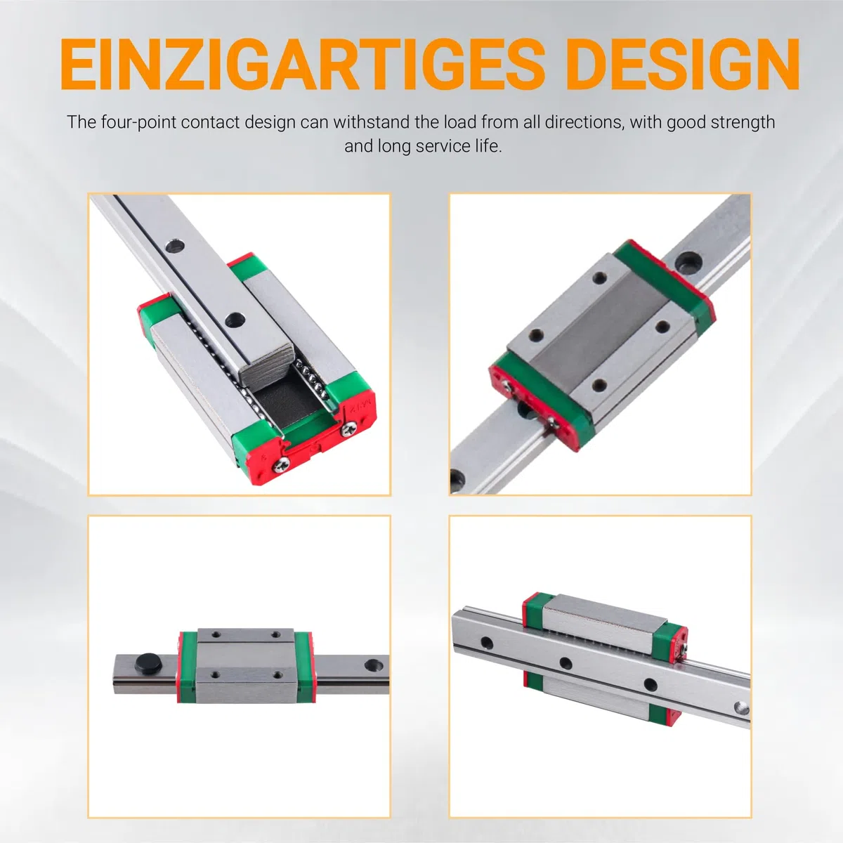 2 unidades MGN12H 300 mm guía lineal en miniatura con bloques deslizantes MGN12H rodamientos lineales, bloque de guía lineal para dispositivos automáticos, instrumentos de medición de
