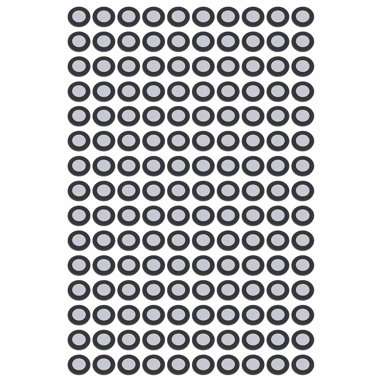 150 Marcadores Reflectantes Escaneo 3D Magnéticos Alta Reflectividad 6 Mm de Diámetro Interior 10 Mm para Posicionamiento Seguimiento Preciso Marcadores de