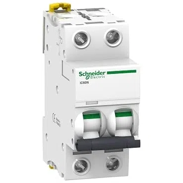 Schneider Electric A9F78210 Interruptor Automático Magnetotérmico Ic60N, 2P, 10A, Curva B