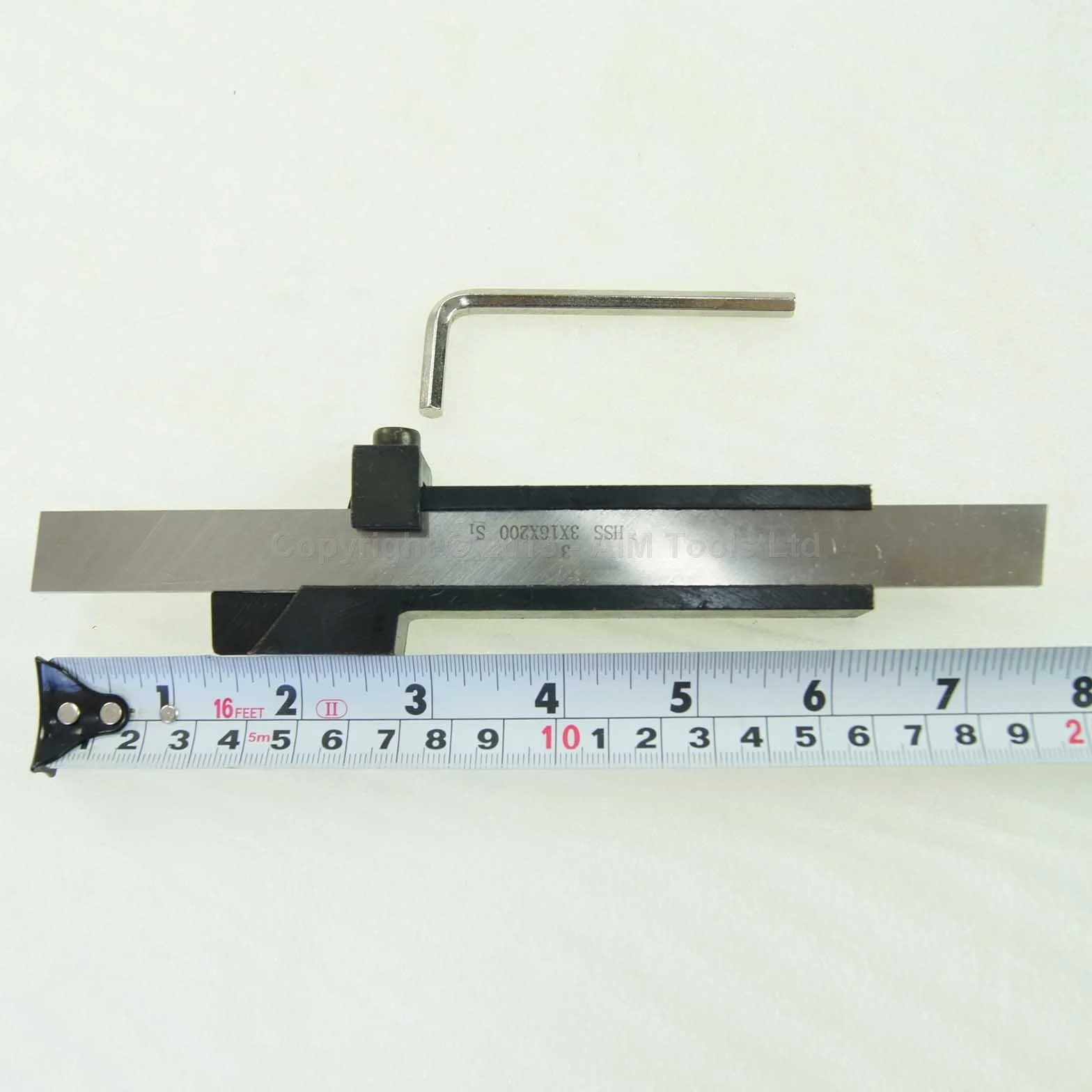 KATSU Mini Torno Herramienta de Separación Soporte de Corte con 5 Piezas Hojas HSS 3x6x200 mm para Fresado CNC Corte Semiacabado y Mecanizado de Acabado 11110533