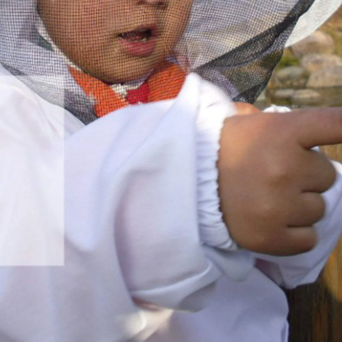 Traje de ProteccióN ApíCola Infantil,Traje de Apicultor Infantil Con ProteccióN Integral,Disfraz Abeja NiñO,Guantes de Apicultura Para NiñOs (Y(100-125CM))
