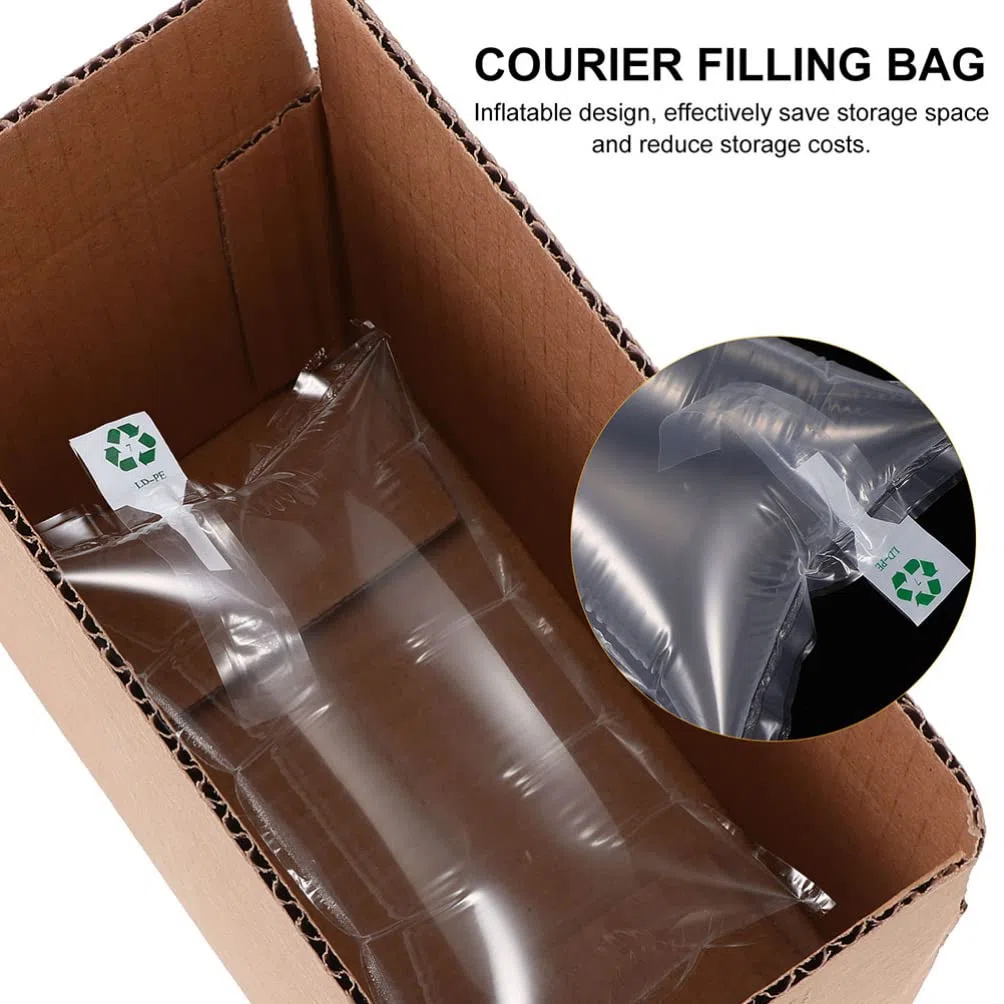STOBOK 100 Piezas Bolsa Hinchable Antipresión Cojín Inflable De Aire Almohadas Inflables De Aire De Columna De Aire Botella De Burbujas Colchón De Aire PE Película