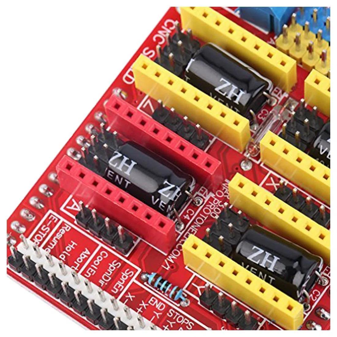 【3D printer kit】 CNC Shield V3.0 + Development Board + 4pcs Stepper motor controller A4988 with heat sink for 3D printer