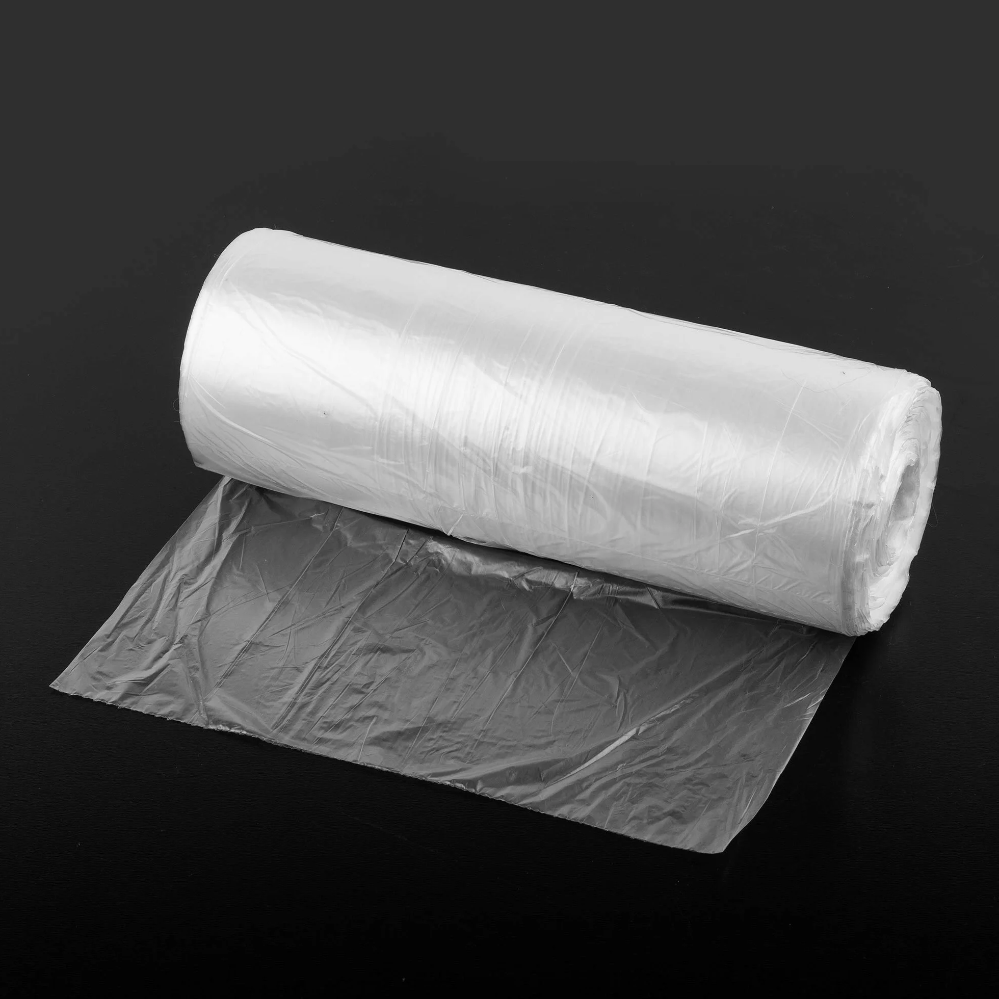 (Paquete de 1000) HDPE 25 x 40 cm Bolsas de polietileno de mostrador en rollo, embalaje de alimentos seguro de plástico Bolsas aptas para congelador de contacto con alimentos empaquetados