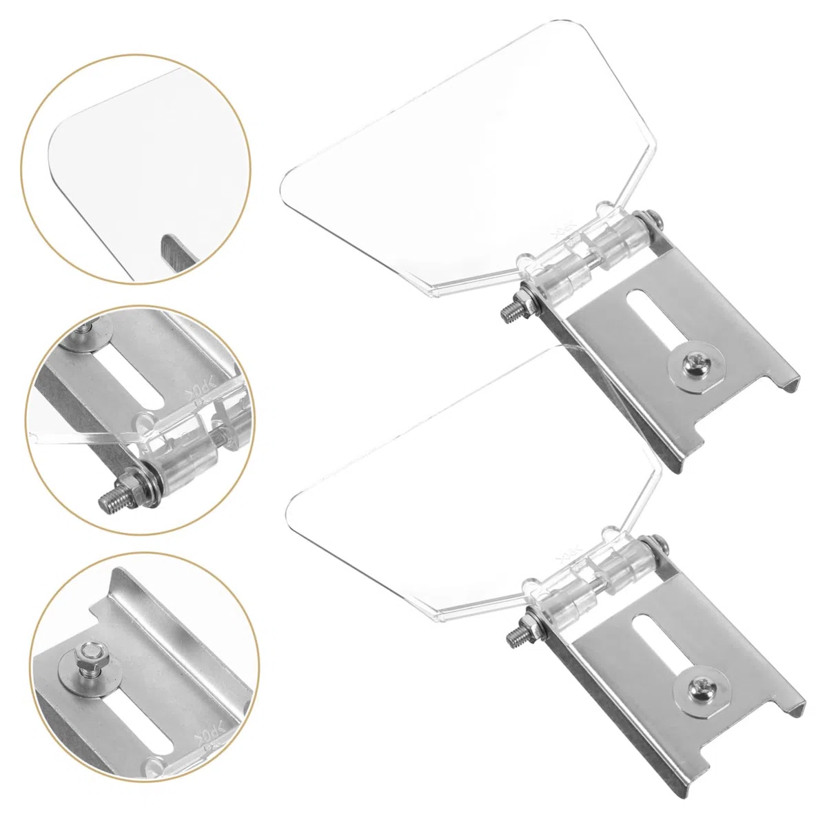 Yardenfun Kit de 2 para Amoladoras Taladros Taladros de Columna Gafas Portátil Acero Inoxidable