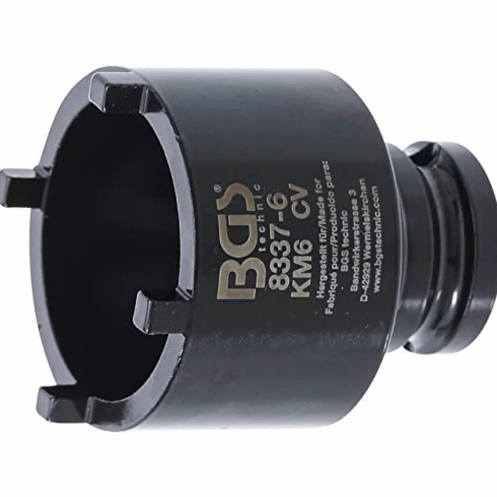 BGS 8337-6 | Vaso almenados | para tuercas ranuradas dientes externos | KM6