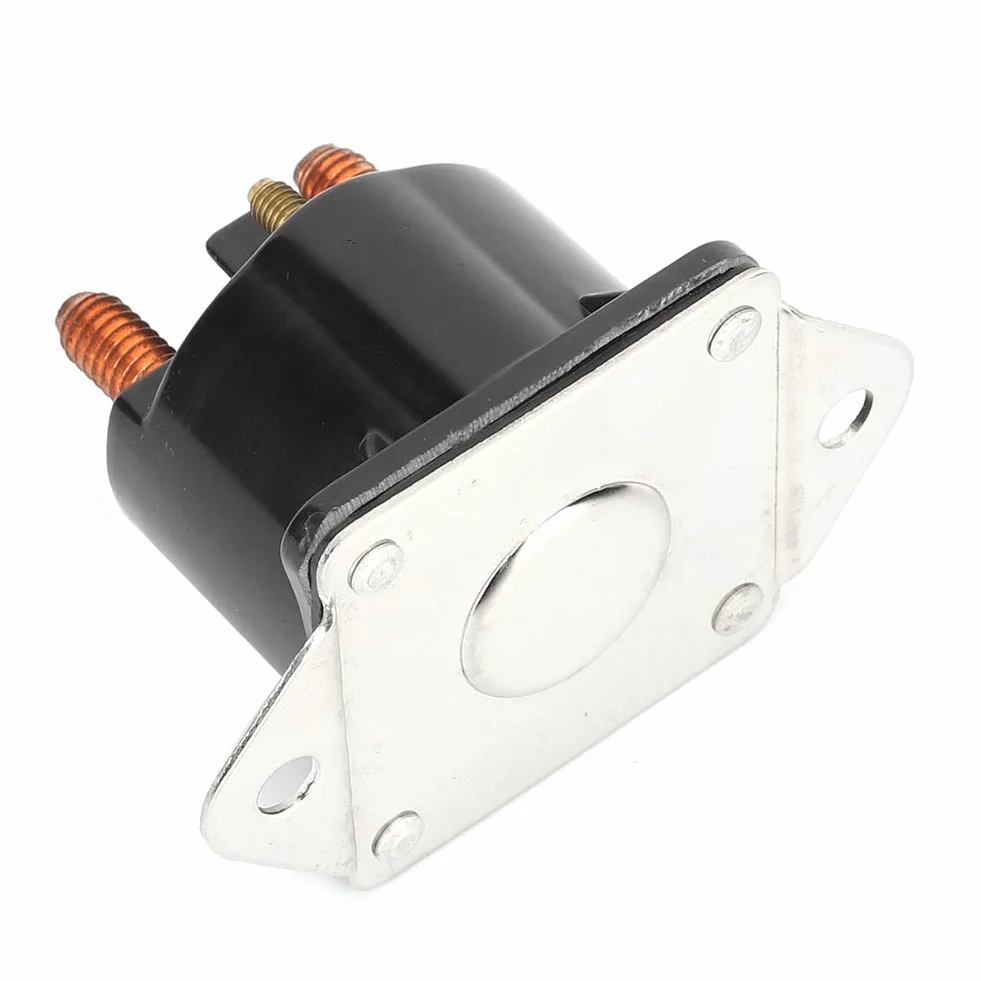 Relé de solenoide de cabrestante, Fydun repuesto de relé de solenoide de control de cabrestante de acero inoxidable, 4 terminales 72631, accesorios de repuesto de 12 V