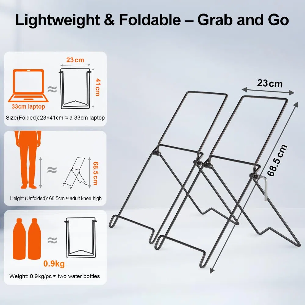 DOKIO Soporte de Panel Solar con inclinación ajustable para paneles solares plegables