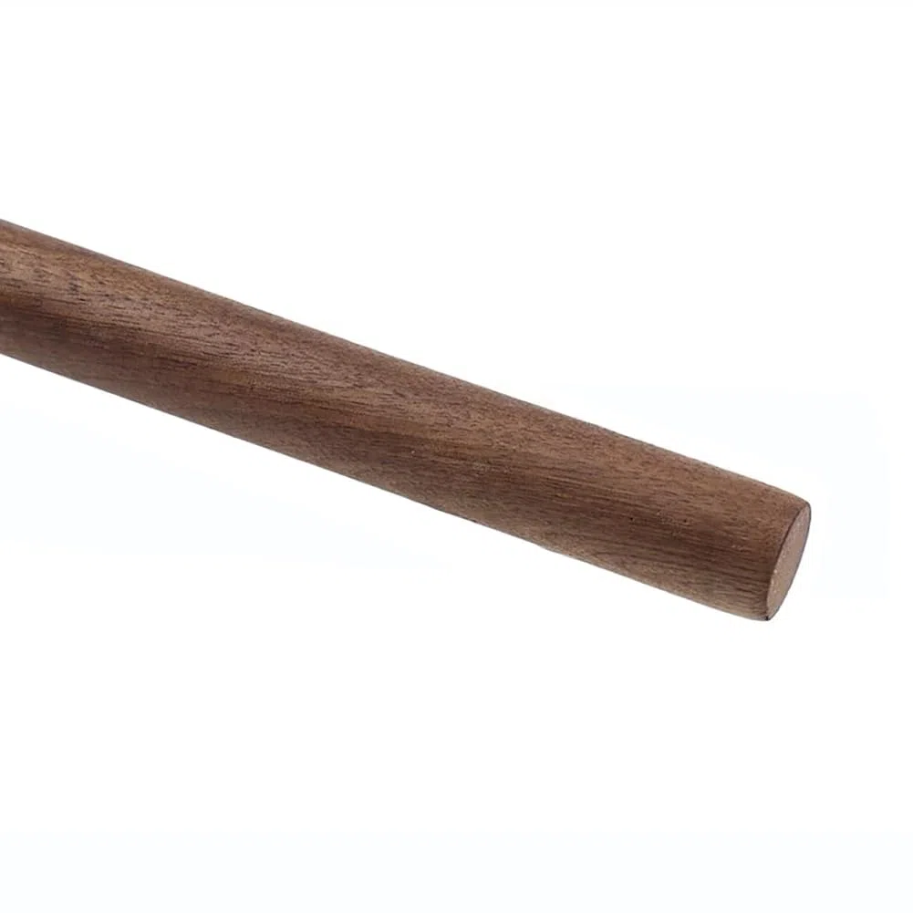 Palo Madera Nogal Pasador Redondo sin terminar para Manualidades Barra Ropa bastón diámetro30mmlongitud300-600mm,30mm*300mm
