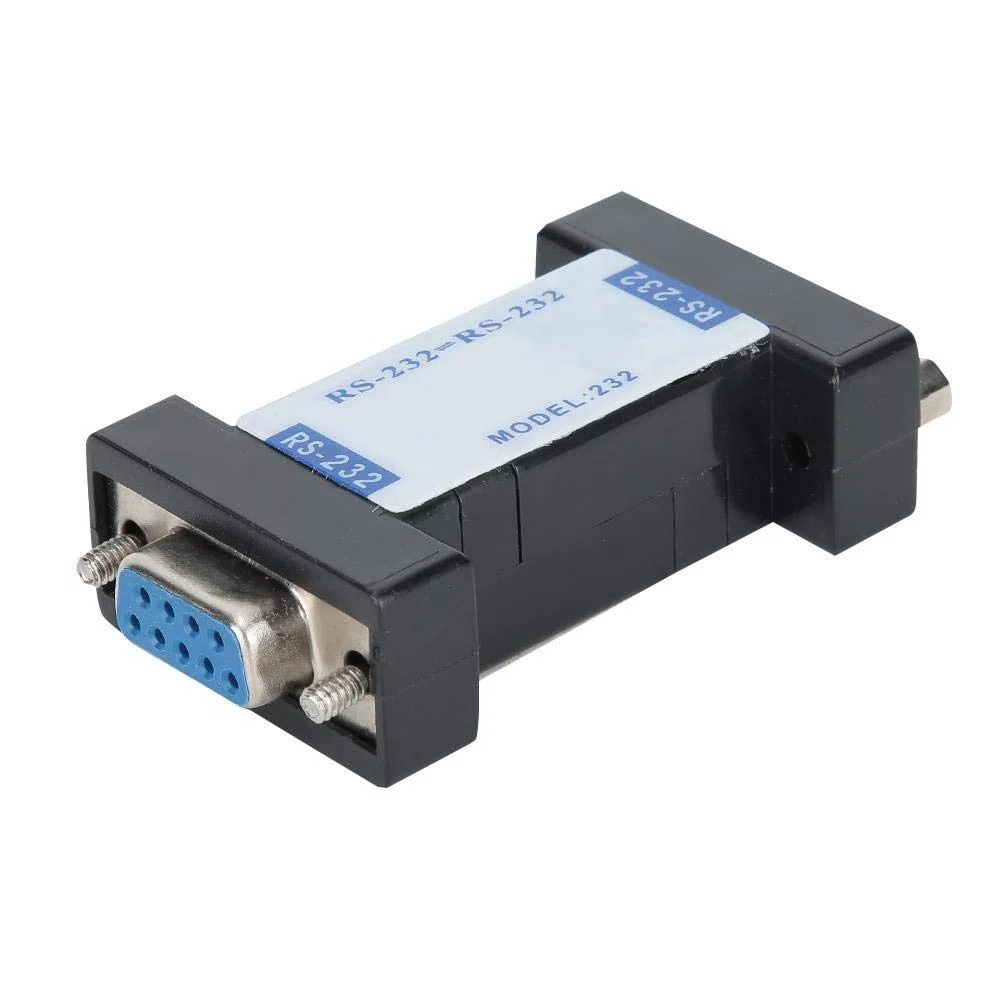 Convertidor RS232 a 232 Aislador óptico 2500V Continuo/7500V Pulso Aislador óptico fotoeléctrico 0-57600BPS Aislador eléctrico óptico con conector DB9 para EIA/TIA RS232 y estándares CCITT V.24