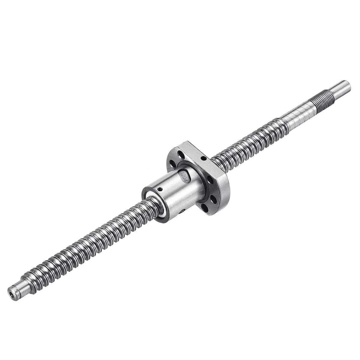 QUARKZMAN Husillo de bolas SFU1204 (Diámetro 12mm, Paso 4mm, Longitud 250mm) con Tuerca de Husillo de Bolas Kit de Husillo de Bolas Anti Juego para Mecanizado de Extremo Estándar