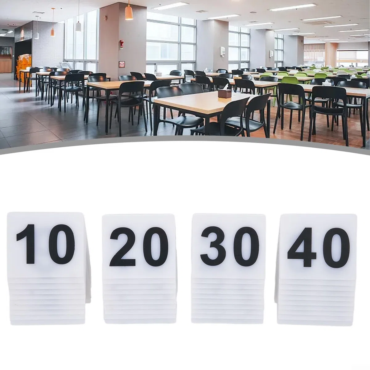 Letreros de números de mesa, 1-40 mesas, numeración de mesa, exhibición para fiestas, banquetes, mesas y números de tienda de campaña (amarillo)