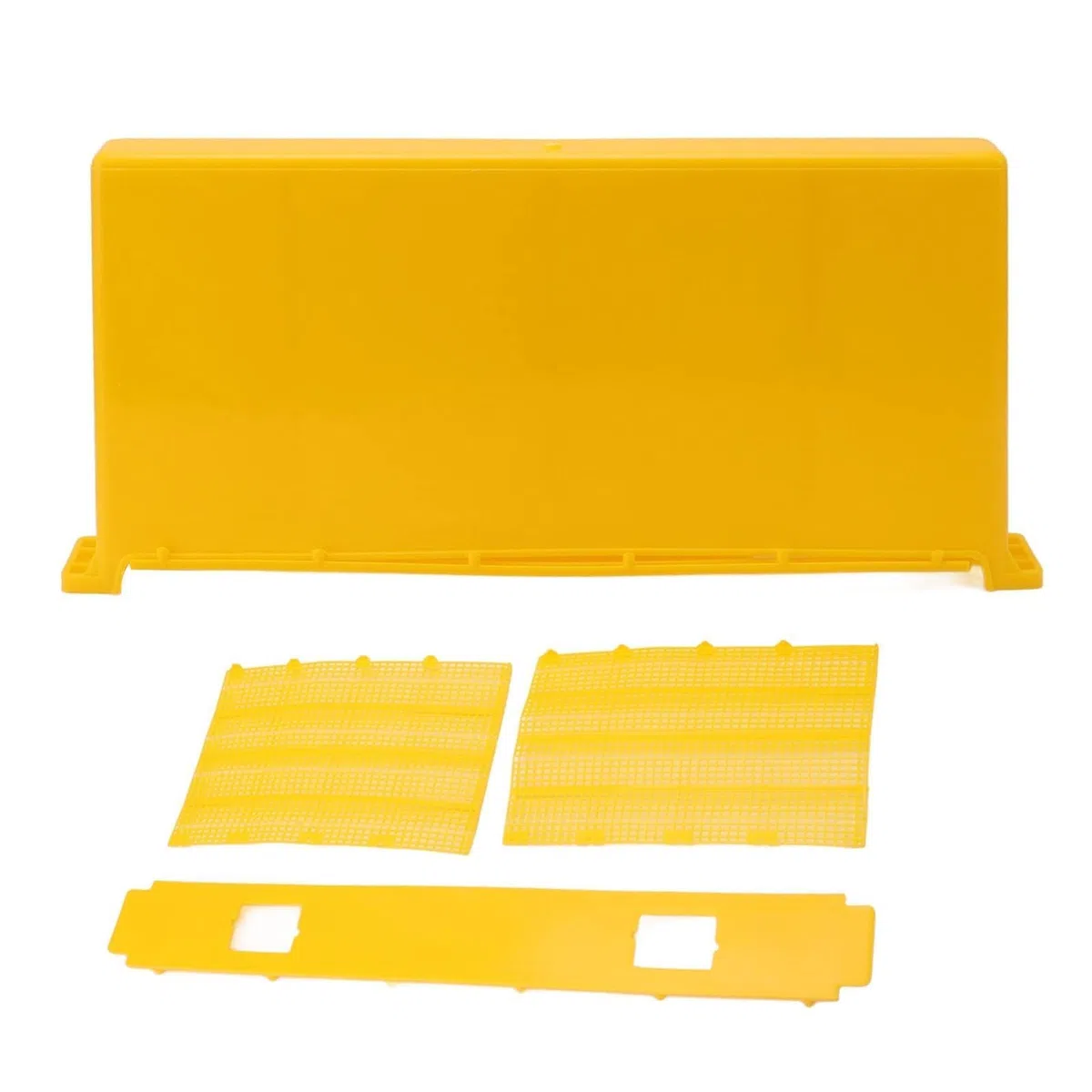 Alimentador de abejas, 4L Alimentadores de abejas de plástico amarillo para colmenas Alimentador de marco Marco de colmena Extractor de miel de jarabe Alimentador de agua de colmena interior Dispositi