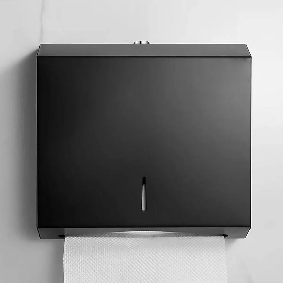 NICEME Dispensador de Toallas de Papel, Acero Inoxidable, Dispensador de Toallas con Cerradura, Dispensador de Toallas de Papel Z Plegable，Acomodar 250-400 Hojas