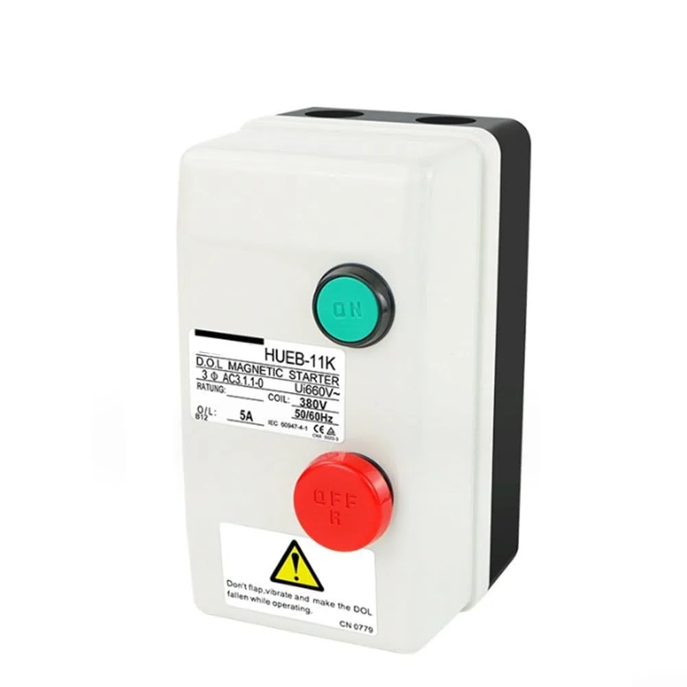 Interruptor magnético del arrancador del motor eléctrico con protección contra sobrecarga y clasificación IP55 para la resistencia al agua en el voltaje de 3Phase 380V (3.5-5A)