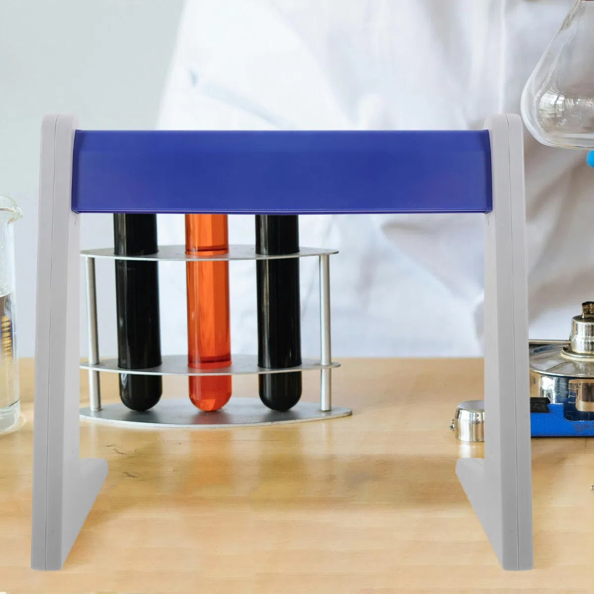 Soporte para Pipetas Plástico Resistente con Diseño Flexible para Laboratorio Organizador Adaptable Pipetas Fácil Montaje y Limpieza para Espacios Científicos y Biotecnológicos
