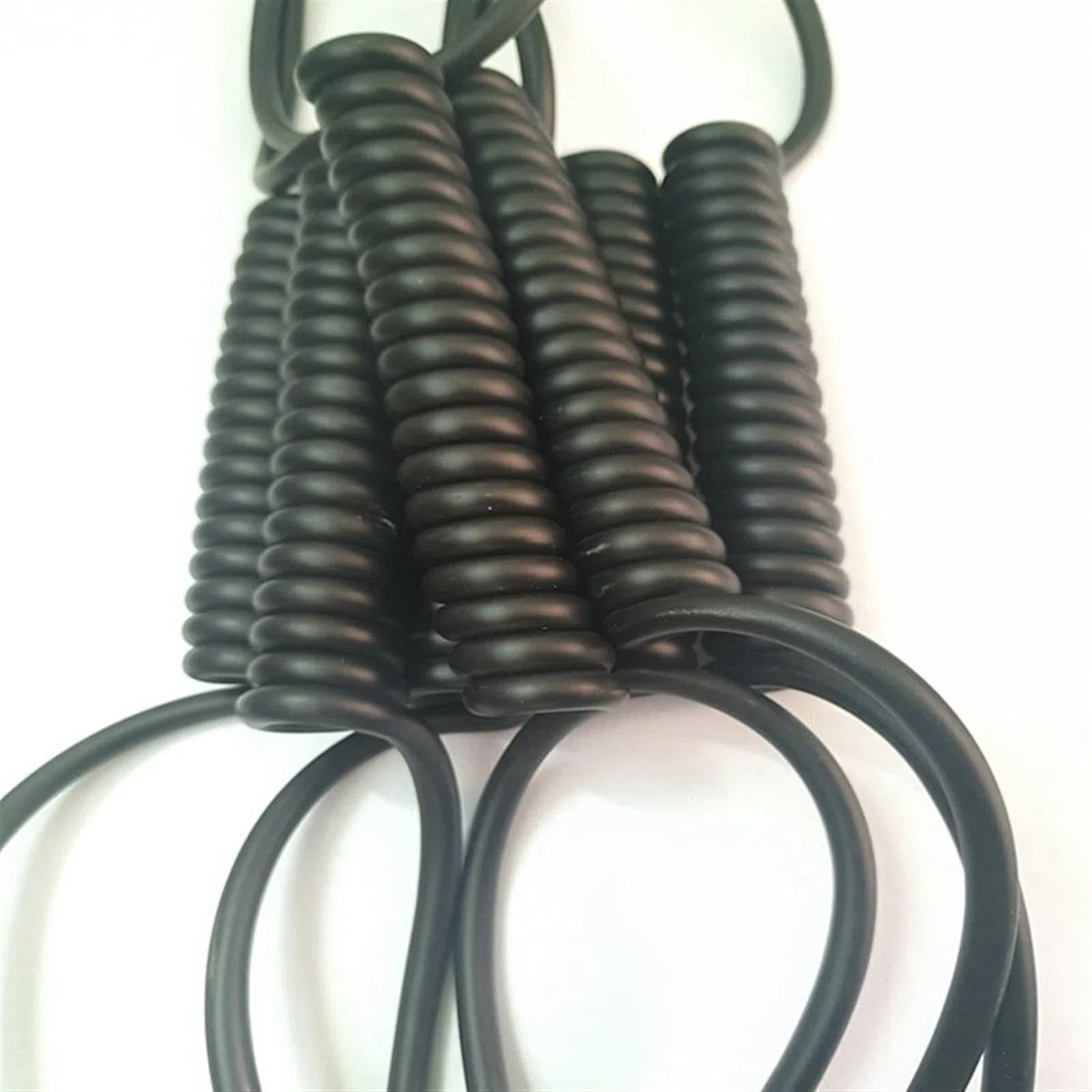 Muelle Espiral Cable blindado telescópico en espiral de 6 núcleos 22AWG, Cable elástico de 1 metro, 10 metros, 12 metros, Cable de resorte de superficie mate Retráctil Bobina (Size : Stretch 2 meter