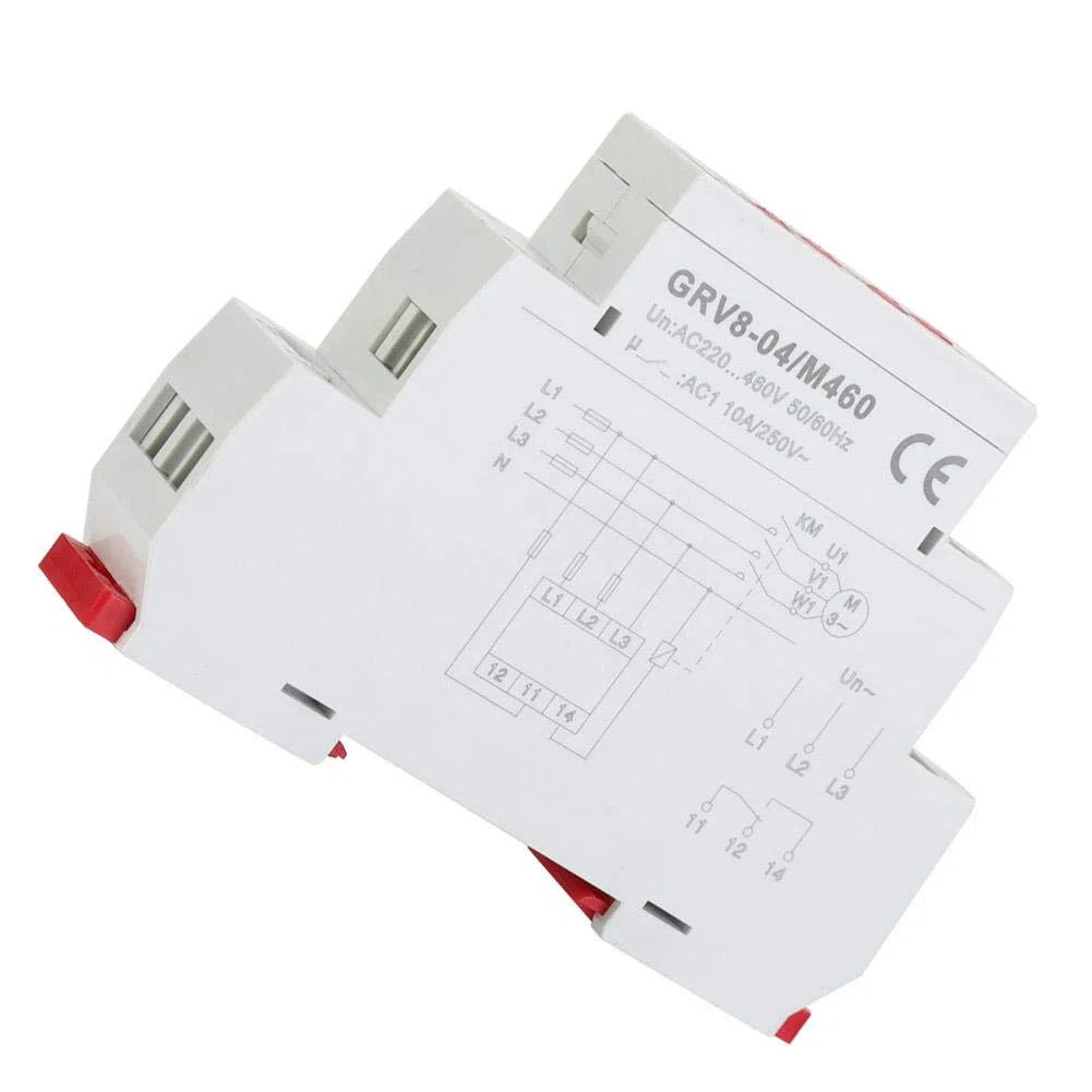 Relé De Monitoreo TensióN, Grv8-04 Relé TrifáSico De Control De TensióN Secuencia De Fases ProteccióN Contra Fallo De Fase M460