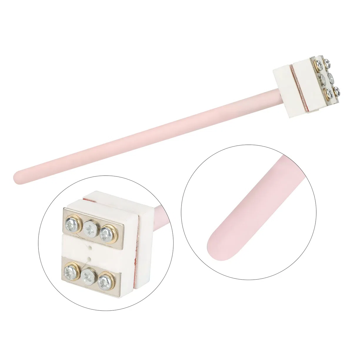 Yctze WRP-100 Sonda de Sensor de Temperatura de Rodio Platino Tipo S de 150 Mm, Termopar de Alta Precisión para una Medición Precisa