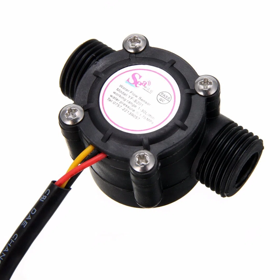 HiLetgo Water Flow Sensor G1/2" Water Flow Hall Sensor Switch 1-30L/min 1.75MPa Flow Meter Flowmeter Counter Water Flow Sensor