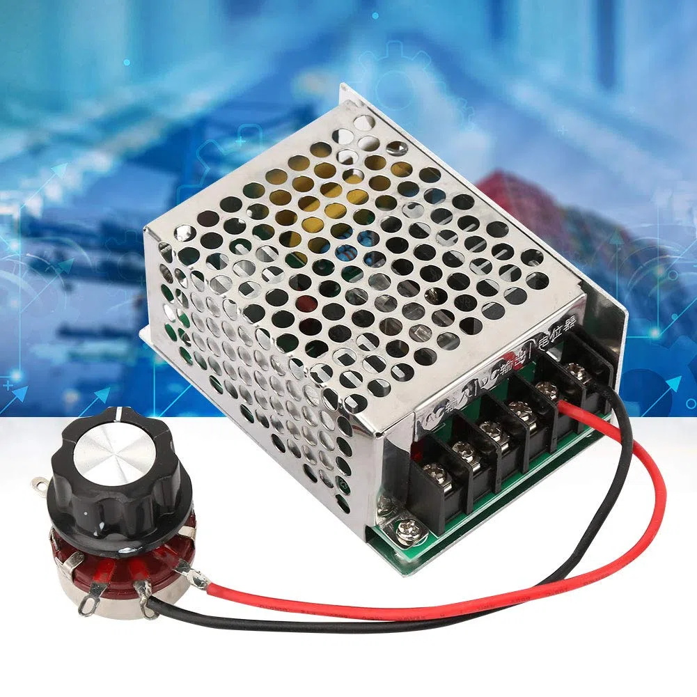Regulador del motor de CC, 220V Controlador de velocidad del motor monofásico de CA Controlador de velocidad de CC de 4KW Controlador de velocidad de CC Controlador del motor de CC Entrada de CA mon