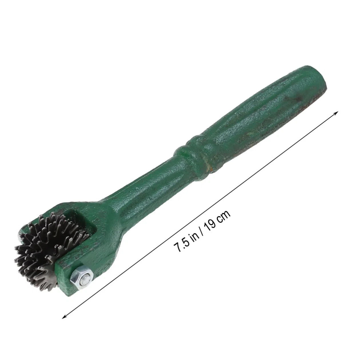 Soporte para Muelas Abrasivas Portátil y Fácil de Usar Material Plástico y Metal para Rueda de Amoladora de Banco Verde