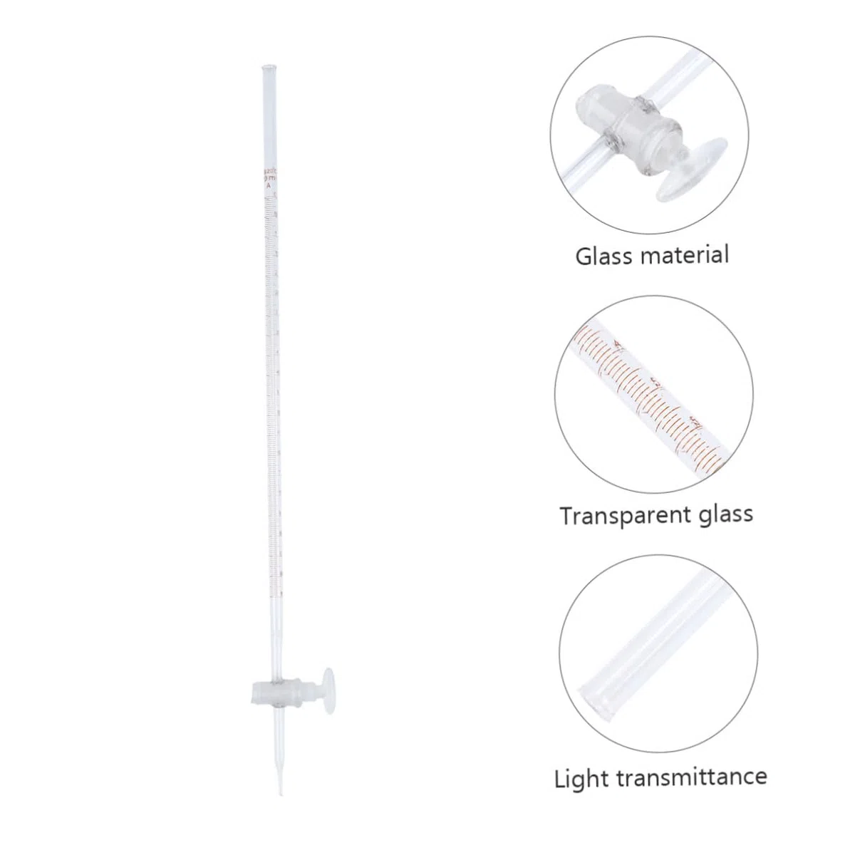 Pipeta de Vidrio para Laboratorio Resistencia Corrosión y Durabilidad Adecuado para Experimentos de Química y Suministros Químicos de Laboratorio