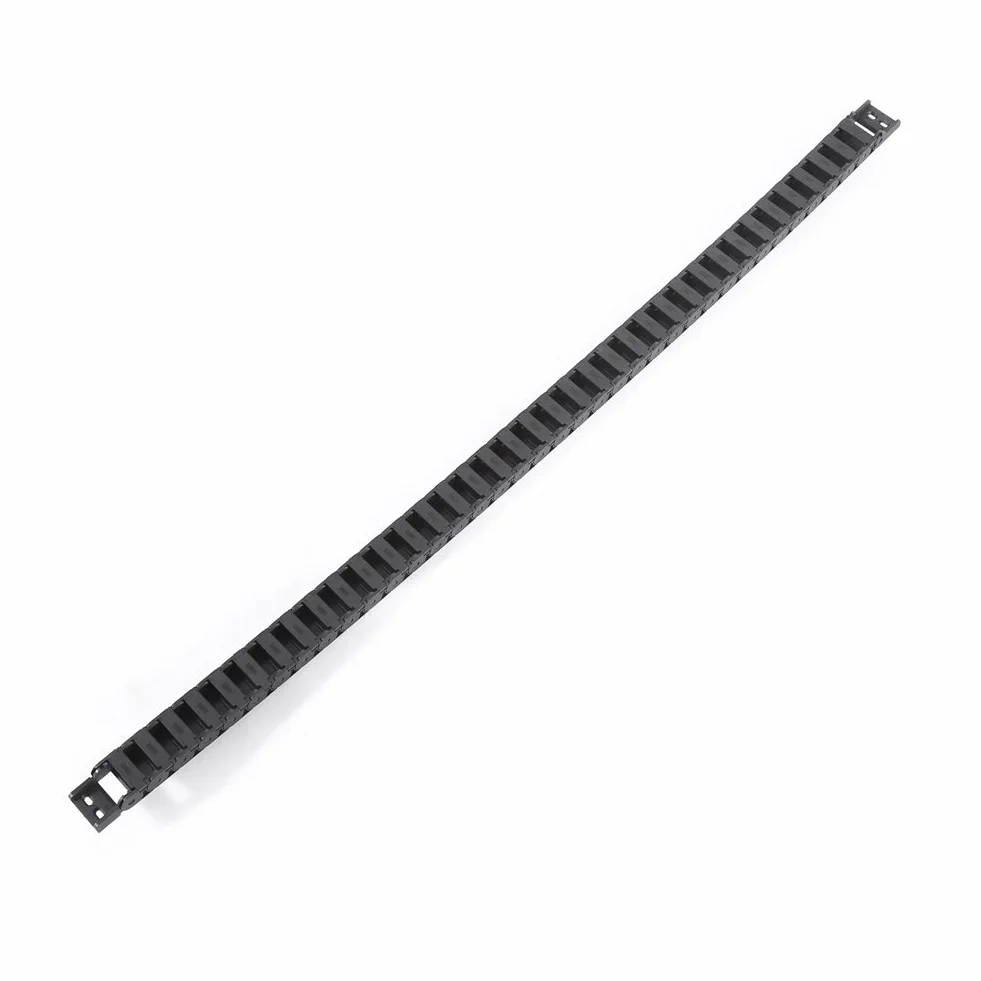 Cadena de arrastre del portacables, 1 metro de nylon Cadena de cable Accesorio para máquina de grabado de alambre 15 mm x 30 mm para cables flexibles y pequeñas mangueras hidráulicas o