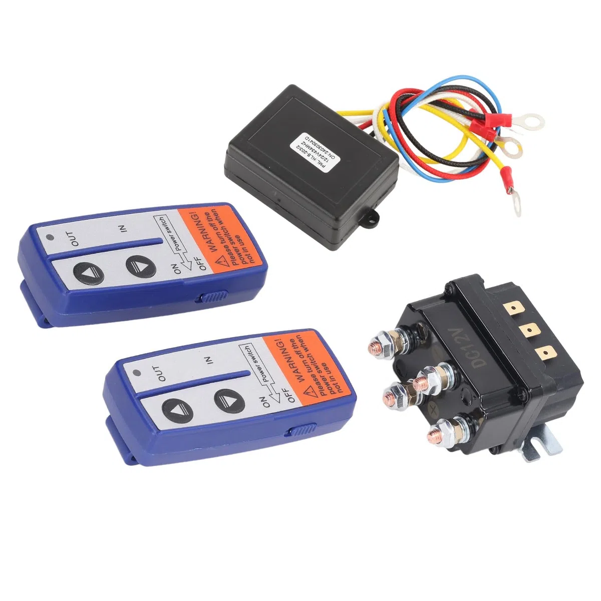 Kit de Relé de Cabrestante 12V 250A, Control Remoto para ATV, Moto de Nieve, Tractor de Jardín, Alta Potencia, Carga Dividida