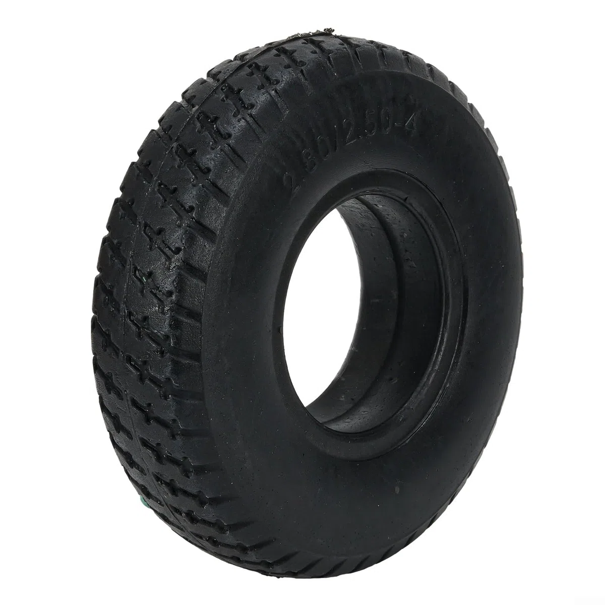 Neumáticos de goma sólidos de 9 pulgadas 2.80/2.50-4 para scooter eléctrico E300 y sillas de ruedas, neumáticos de repuesto a prueba de pinchazos con perfil liso, color negro