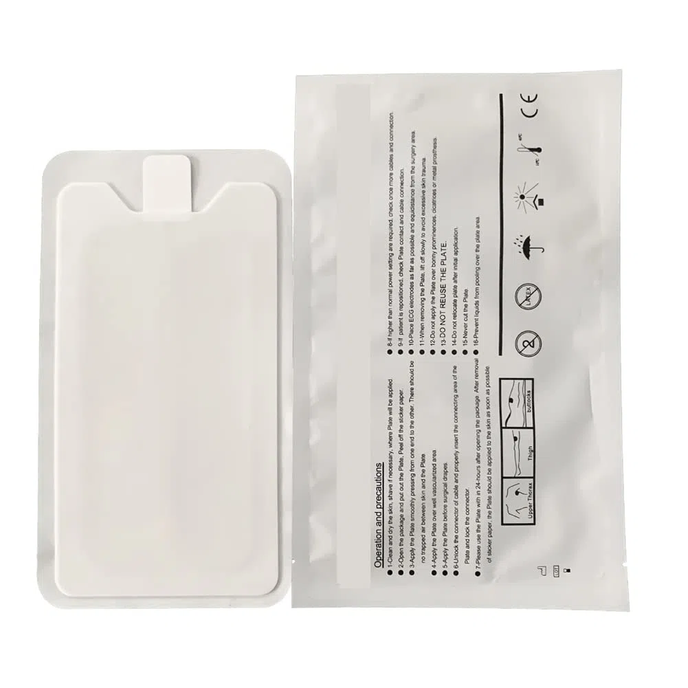 ESU-JB01 Placa monopolar ESU profesional desechable electrodo placa negativa 10 piezas por paquete