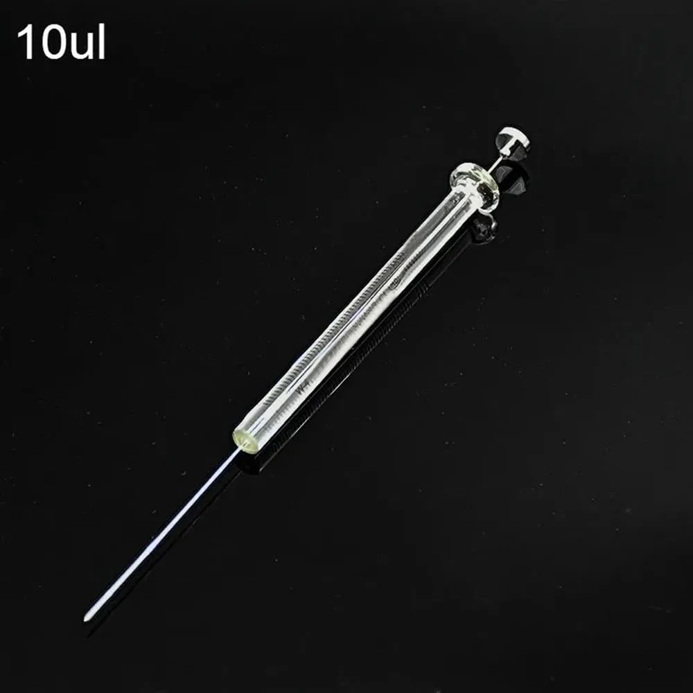 Jeringas de microlitros for cromatografía de gases con punta afilada de 0,5/1/5/10 l/25/50/100/250/1000 ul(0.5ul)
