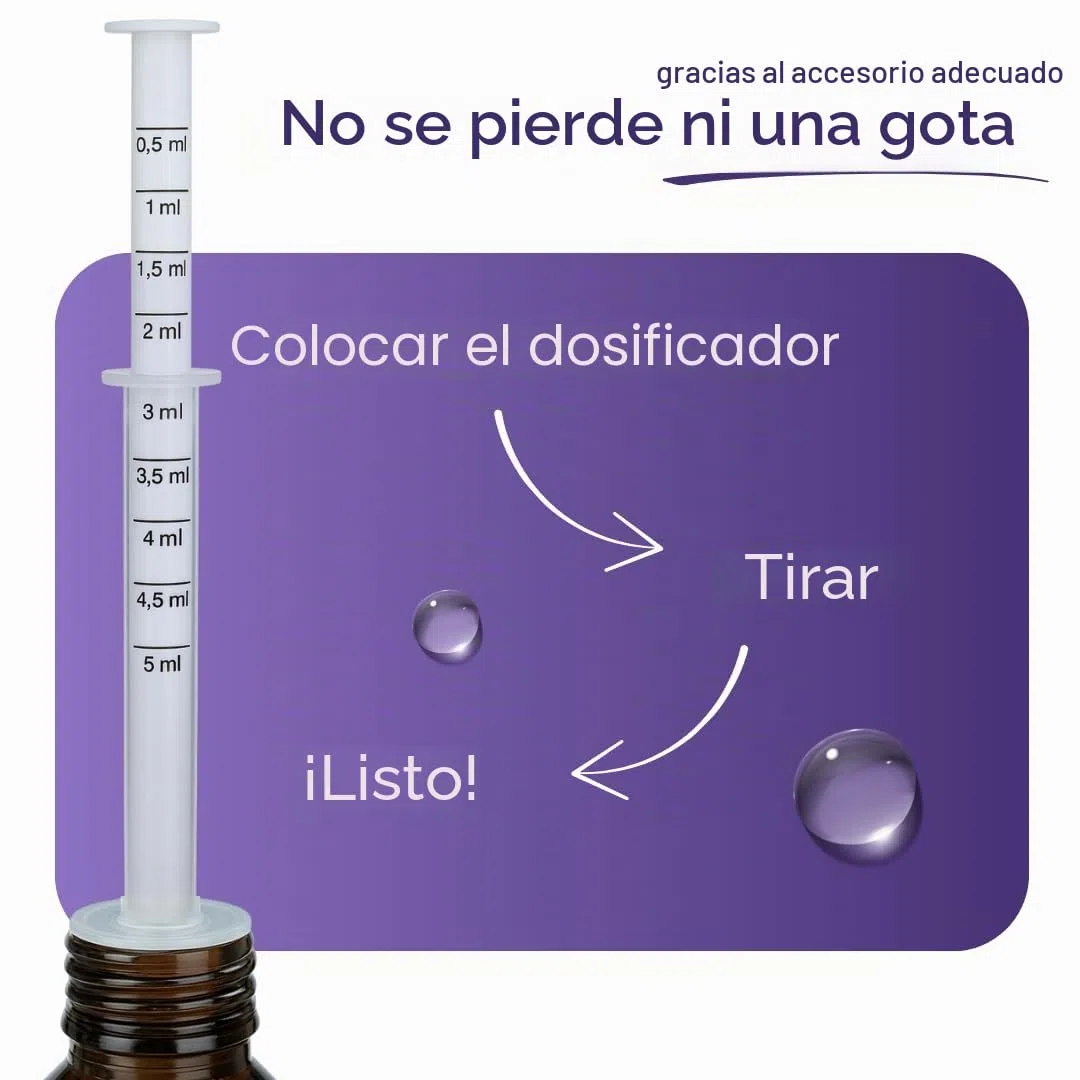 Lithium Orotate >99% 500 PPM 500 ml | ml contiene 0.5 mg de litio elemental = 500 PPM | incl. vaso dosificador de 30 ml, jeringa dosificadora de 5 ml, pipeta de 3 ml & folleto informativo