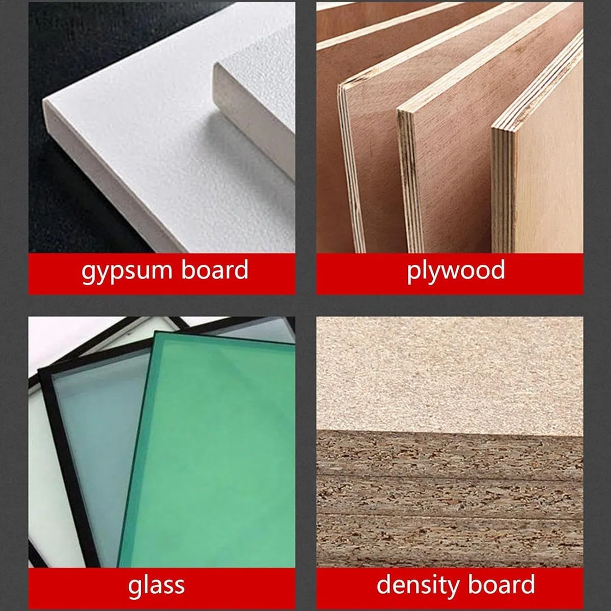 FTVOGUE Carrier de Paneles de Madera de Madera de 2 Piezas Levantador de Lámina de Metal de Servicio Pesado con Holgazanería de Paneles de Yeso Ergonómicos Ajustables para Puertas de