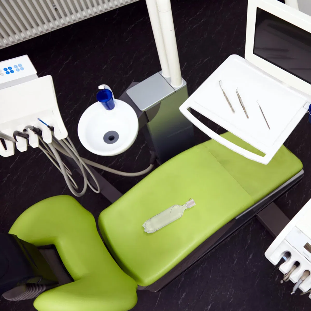 Alipis Depósito de Agua Tapa Botella de Almacenamiento de Agua Transparente Accesorio para Silla de Dentista para Equipos Dentales y Muestras Líquidas