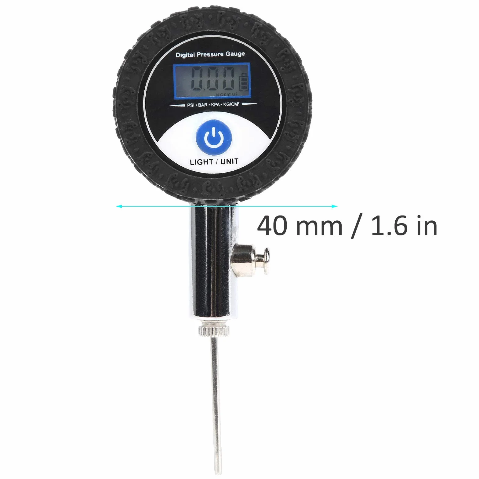 POENVFPO TesterDePresión, TesterDePresión Compacto y portátil, con Pantalla Digital para Deportistas, Entrenadores, Aficionados al vóley, Baloncesto, fútbol y Tenis