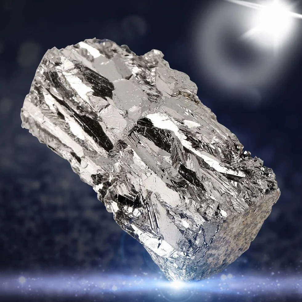 Bismuto, 100 g 99,99% Bloque de lingotes de metal de bismuto Cristal puro para hacer cristales con un valor diamagnético extremadamente alto para lámpara de cerámica electrónica