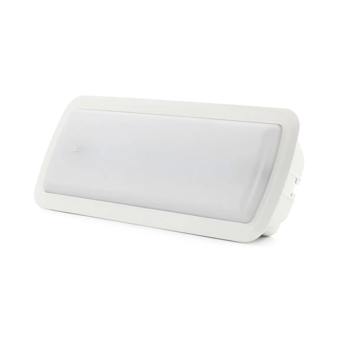 LEDUNI Luz de Emergencia AUTOTEST LED 400Lm 4W Luz Fría 6500K Con Dos posiciones Empotral y Superficie 272X140X543 mm