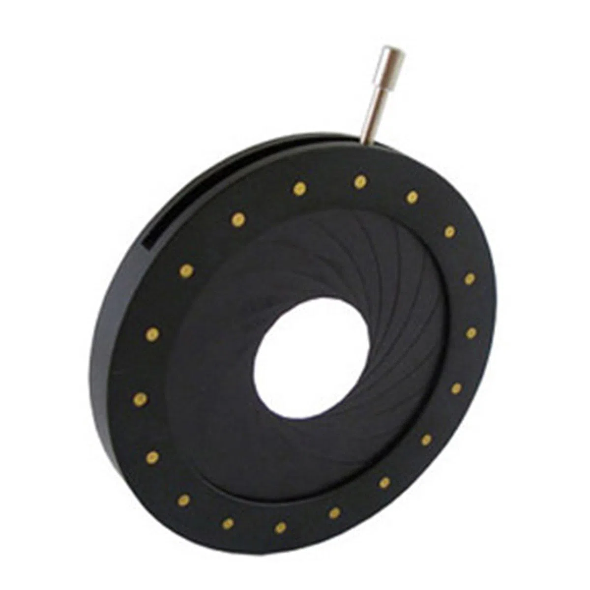 #N/A Diafragma óptico de diafragma de Apertura mecánico, Piezas de Condensador, Condensador de Apertura, para cámara de microscopio, 1,5-23 mm