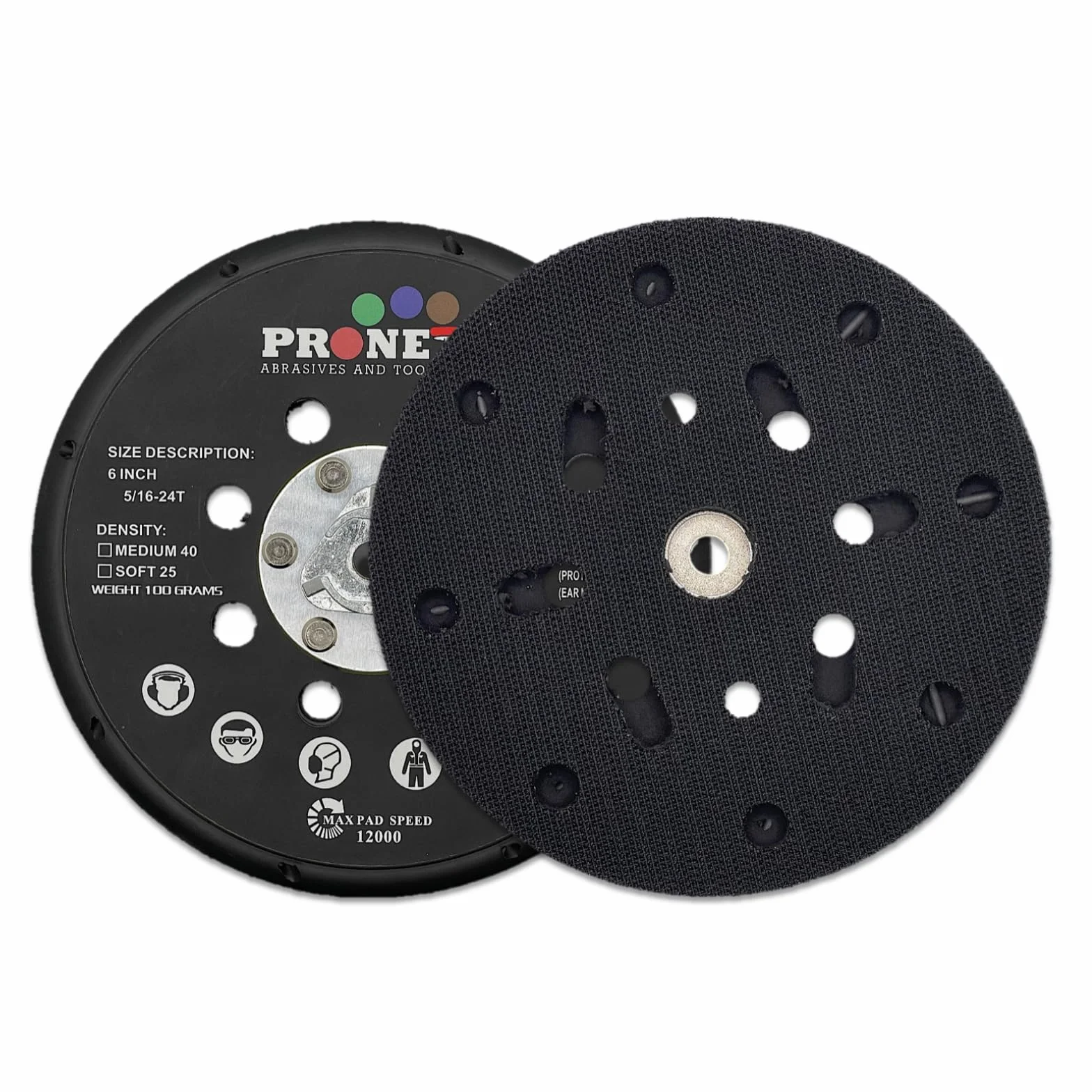 Almohadilla de respaldo de repuesto para Makita 150 mm - Densidad media - BO6030 BO6040 - P-34453 Eq