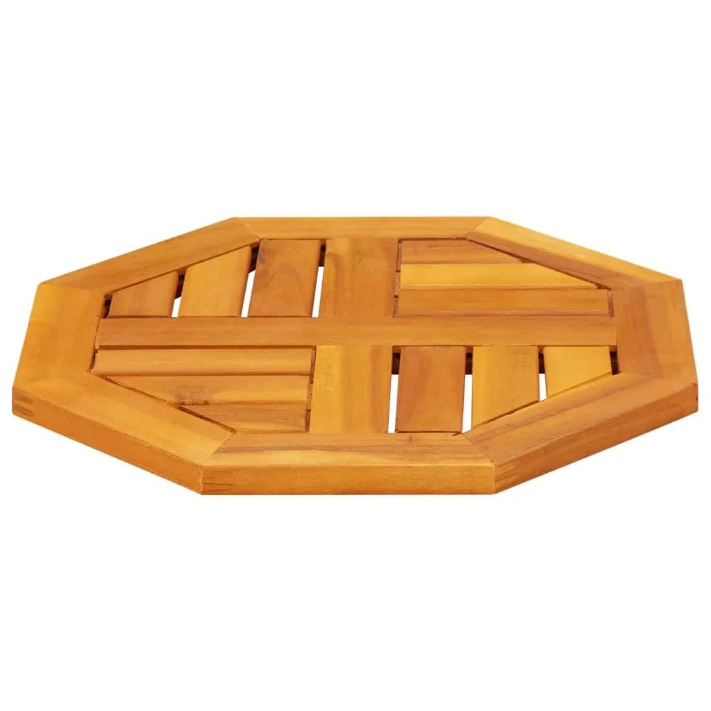 vidaXL Tablero de Mesa Octogonal Madera Maciza de Acacia 40x40x2 cm, Superficie de Mesa, Tablero de Mesa de Repuesto, Tablero de Muebles de Madera
