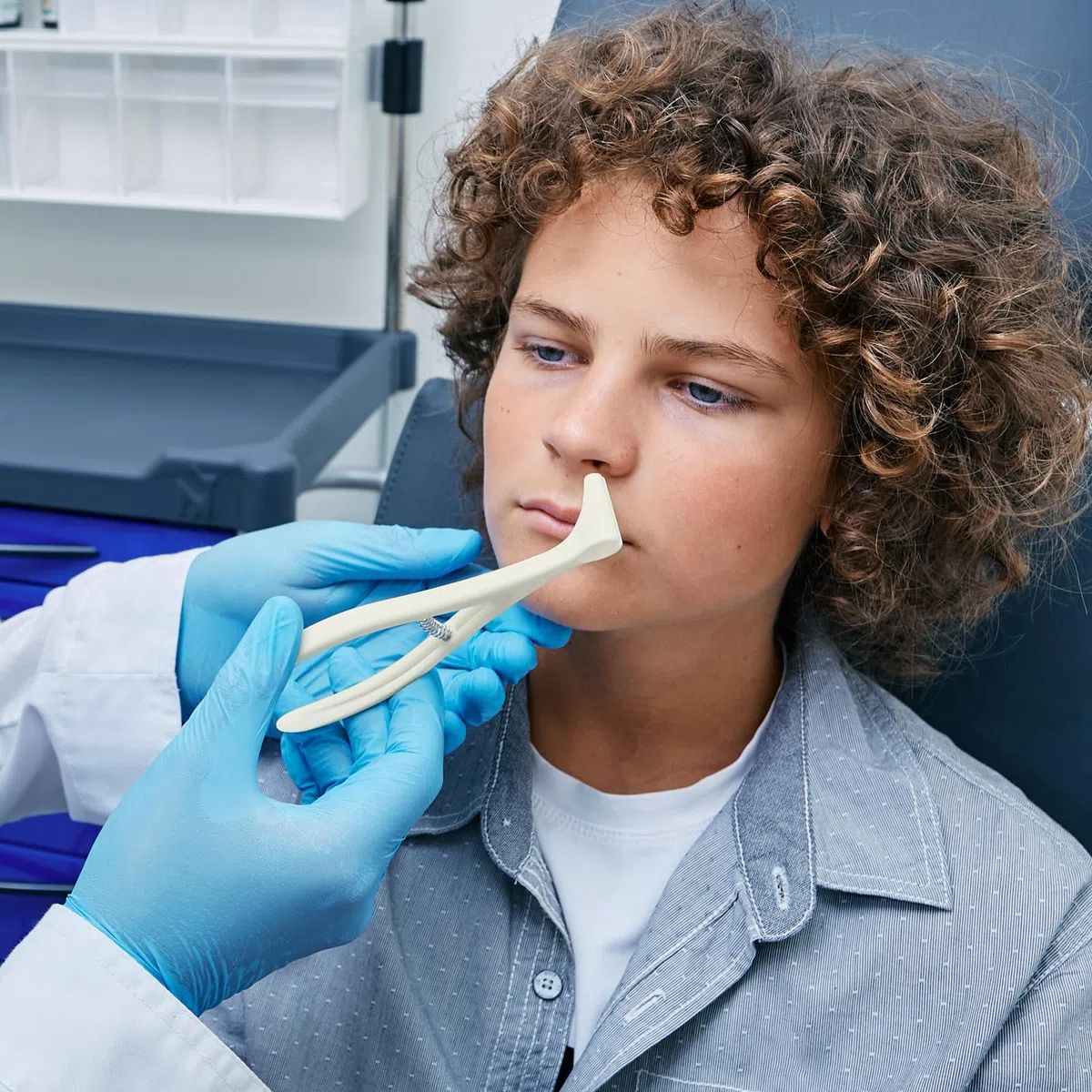 Artibetter 10 espejos desechables de examen nasal estéril para rinoscopio quirúrgico