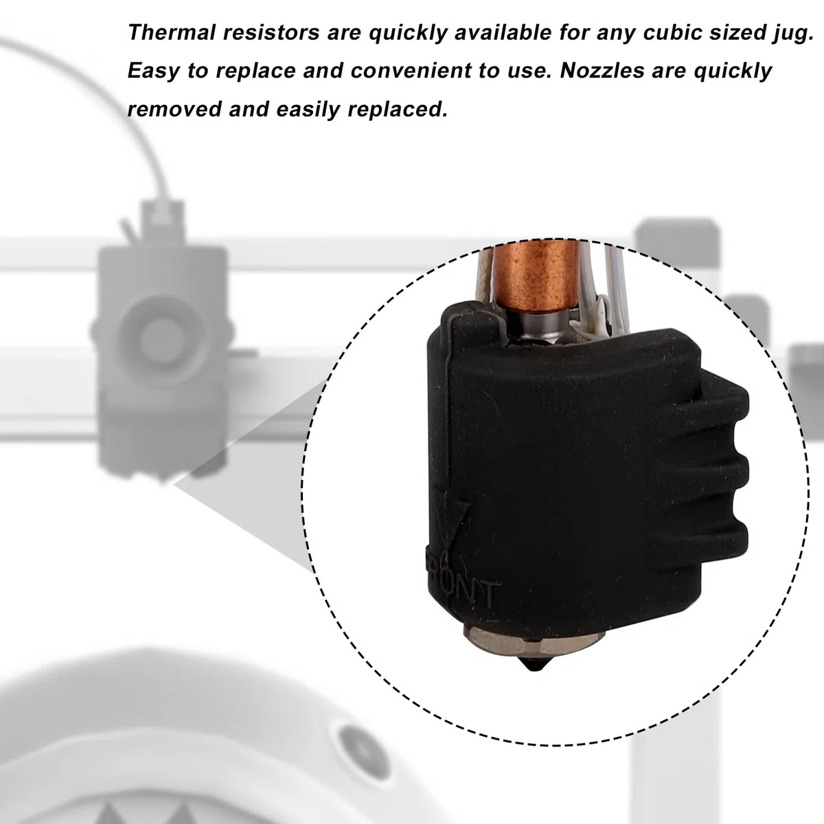 Conjunto de Calentamiento Extremo Caliente y Boquilla Integrada de 0,4 mm para Anycubic Kobra 3 Max y Combo, Reemplazo Cabezal Impresión Alta Velocidad con Boquilla Integrada Alto Flujo