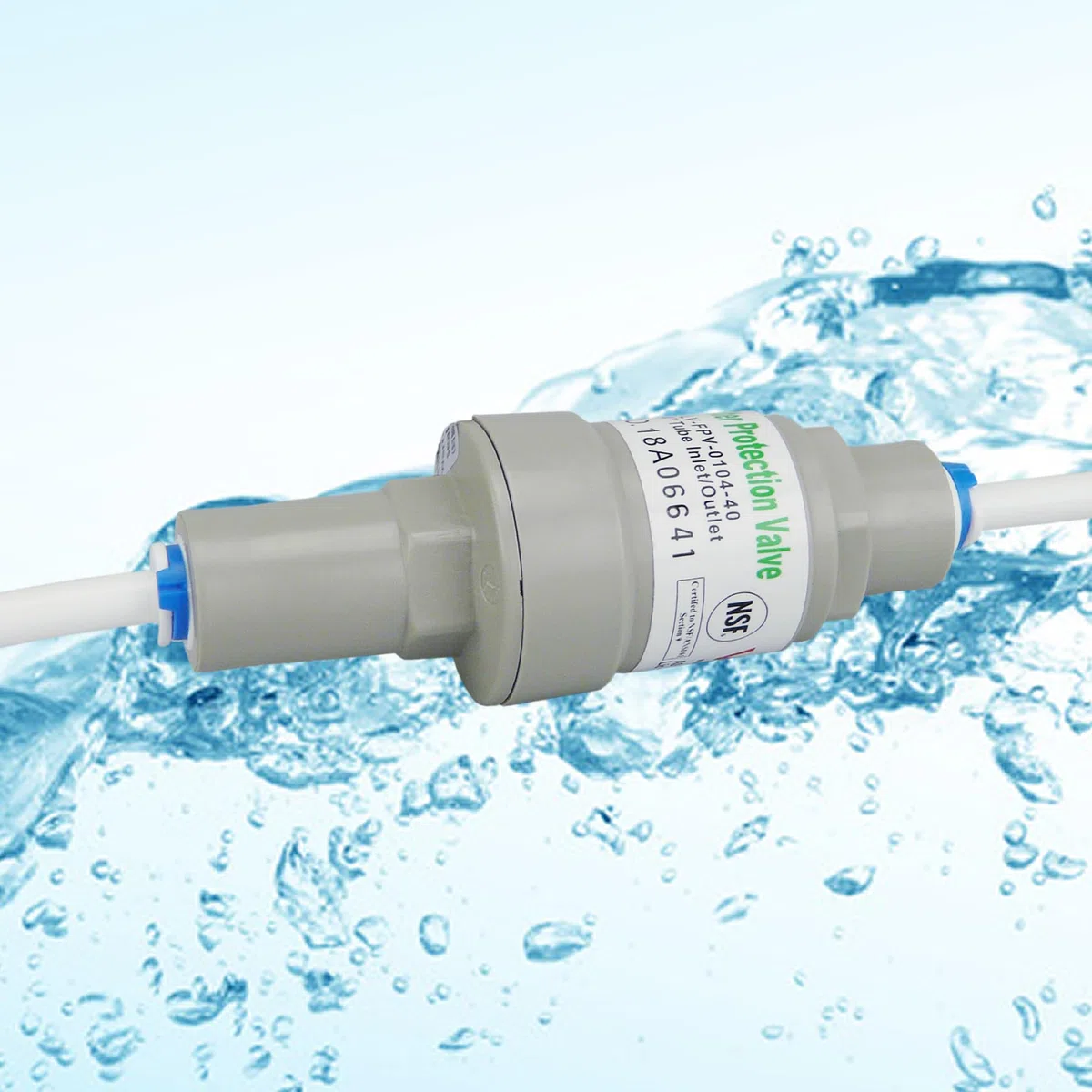 smardy Regulador de presión para sistema ósmosis inversa con conexión de agua fija, reductor-presión 2,75bar para manguera 1/4", limitador-presión para frigoríficos side by side dispensador de agua
