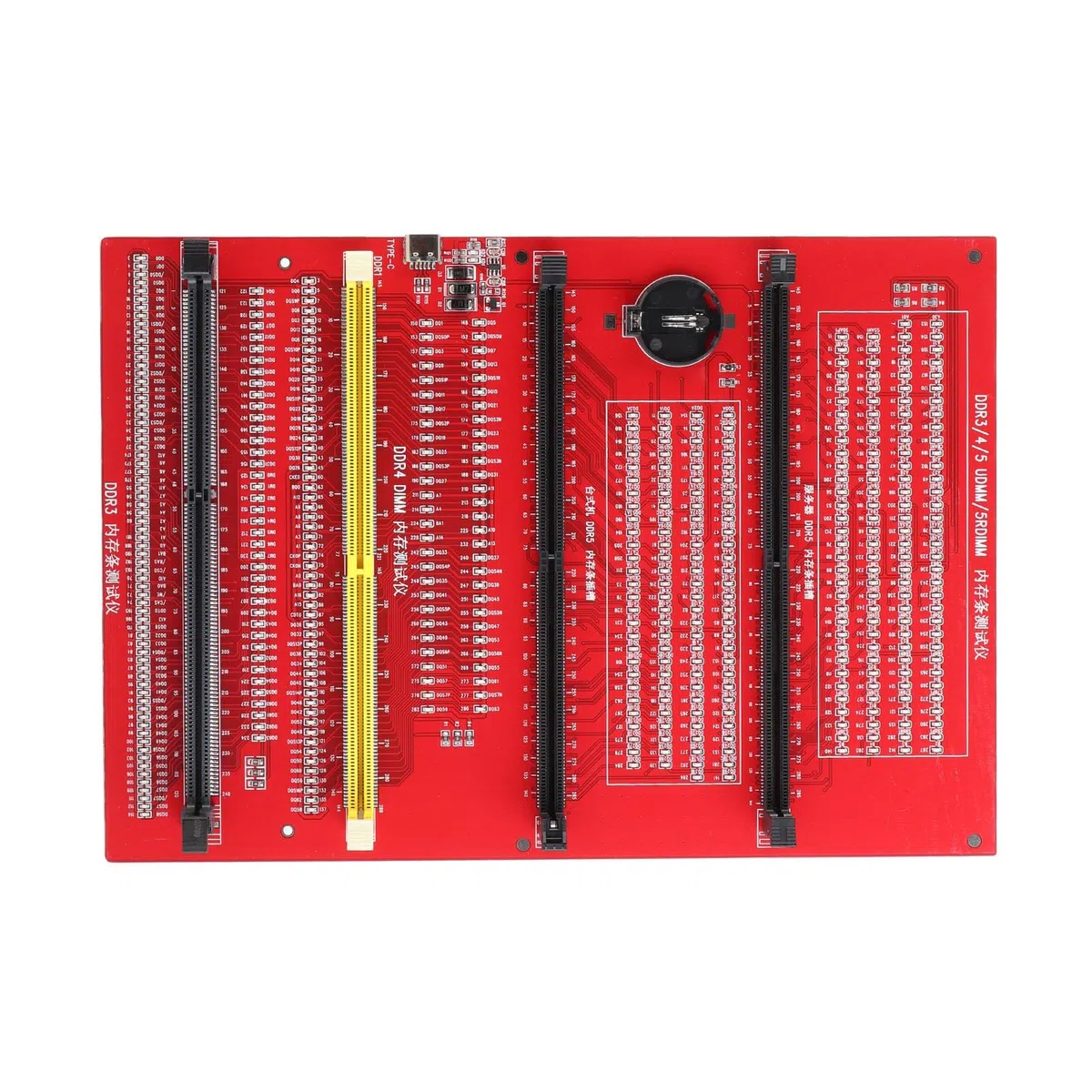 Diagnóstico de Almacenamiento de RAM -Analisator 4 en 1 Desktop DDR3 DDR5UDMM DDR5RDIMM -Teste TARJE