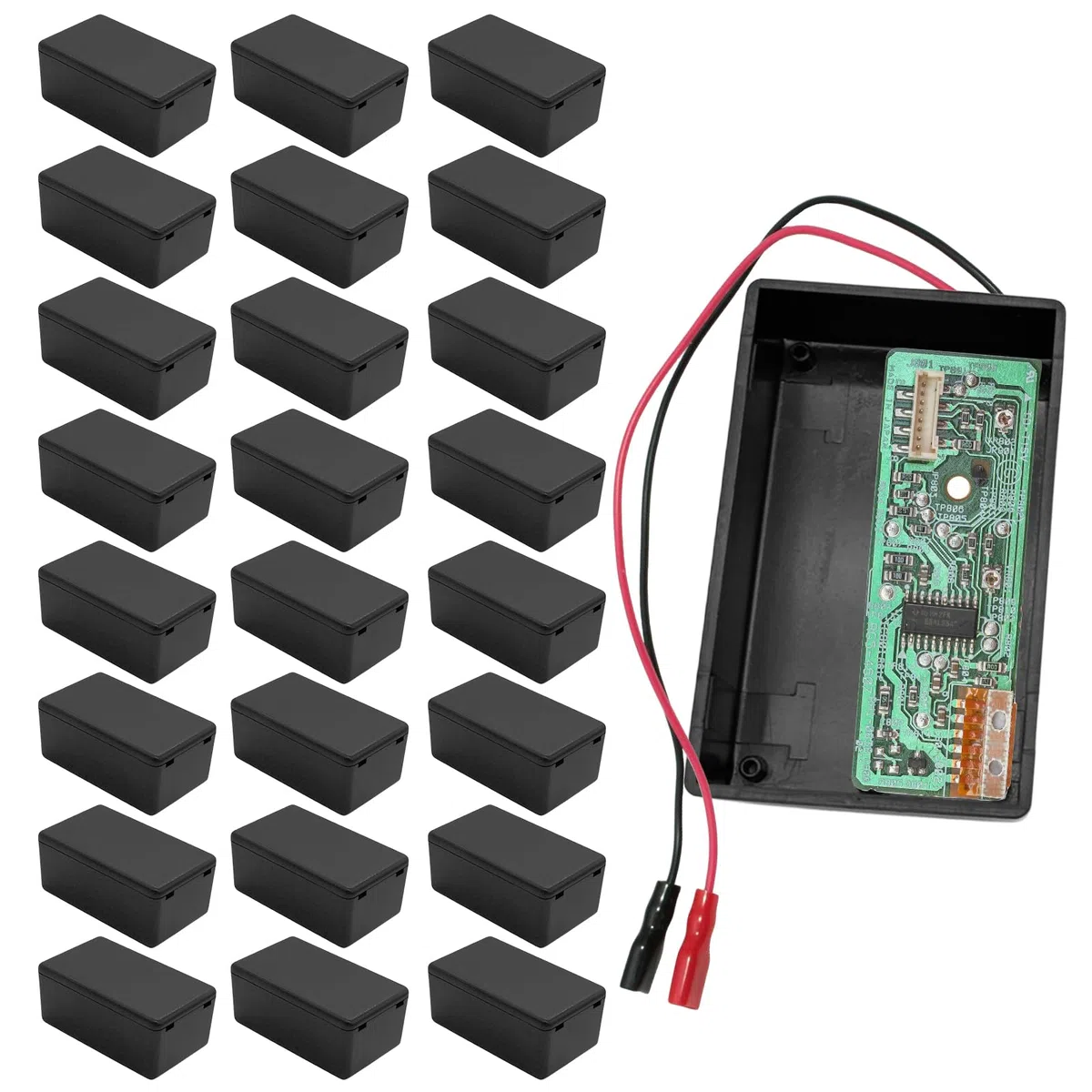 Caja de derivación para proyectos electrónicos y instrumentos (24 unidades, carcasa de plástico, caja impermeable)