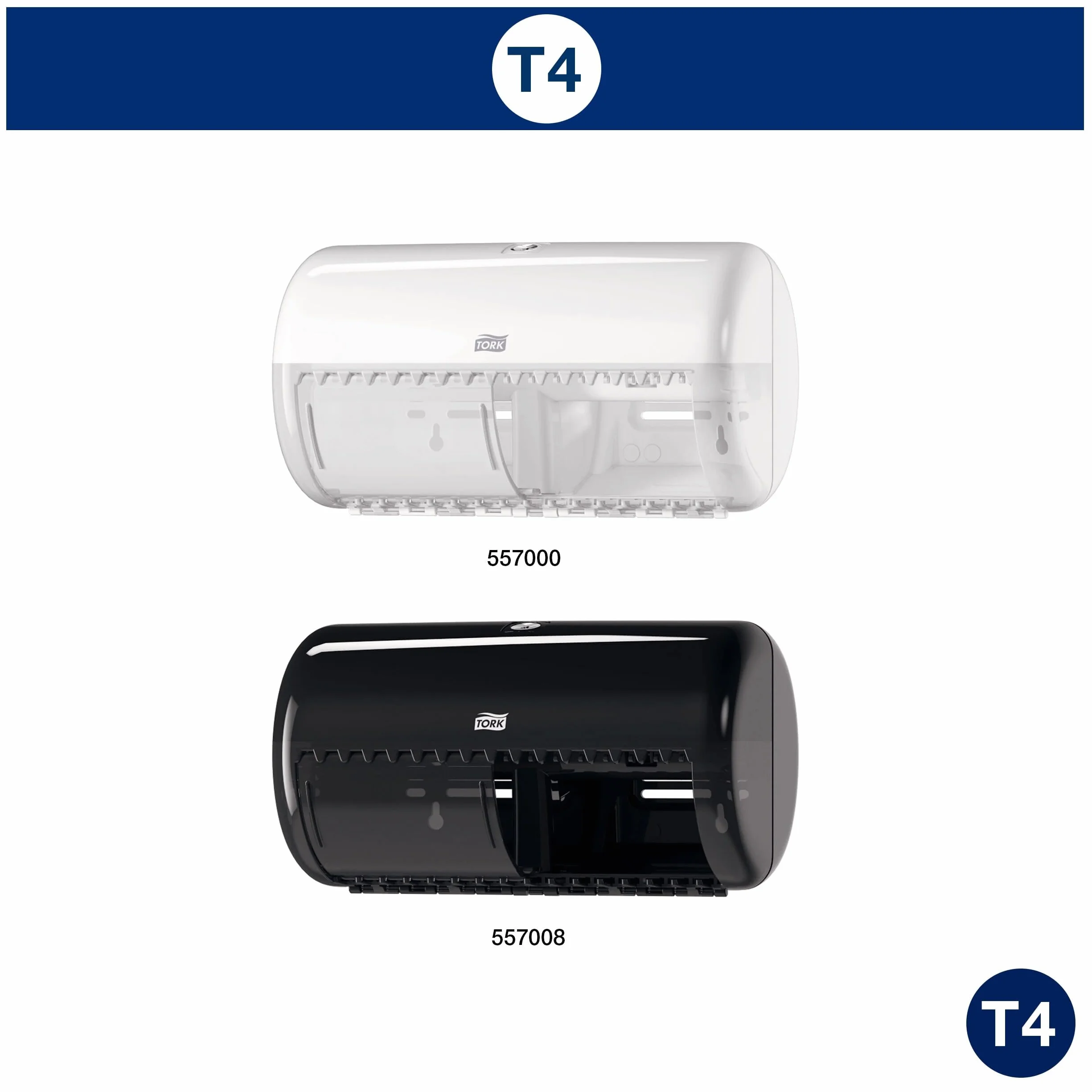 Tork 110782 Rollos de papel higiénico Advanced suave T4 / Rollos wc de 3 capas compatibles con el sistema higiénico de rollos pequeños Tork T4, 30 rollos x paquete