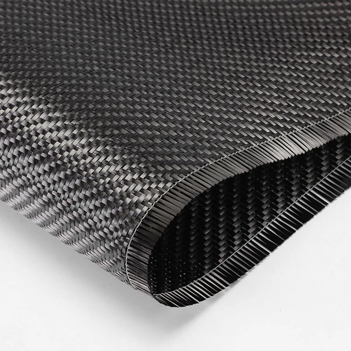 Rollo de tela de fibra de carbono de 4 pies x 12 pulgadas, tejido de sarga 3K, tela de fibra de carbono negra de 200 g/m² para refuerzo, bricolaje de automóviles, proyectos marinos y RC