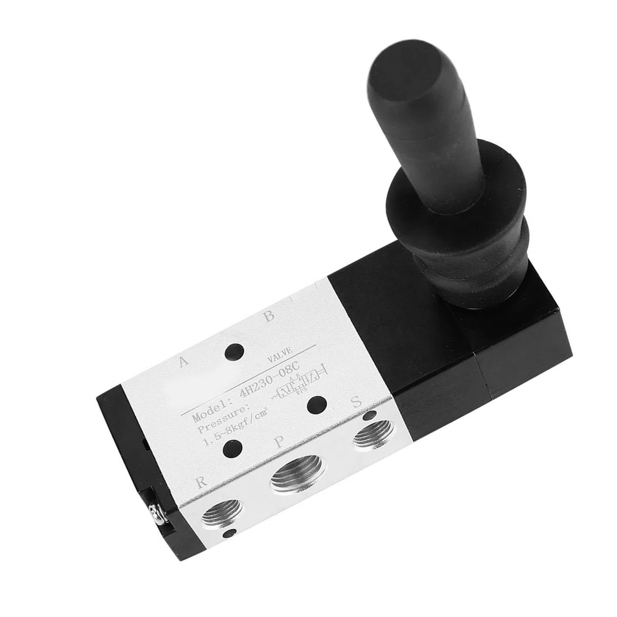 Válvula Neumática Manual de 5 Puertos y 3 Posiciones, Válvula de Aire con Palanca para 0~0.8MPa, Control de Flujo Industrial para Sistemas Neumáticos