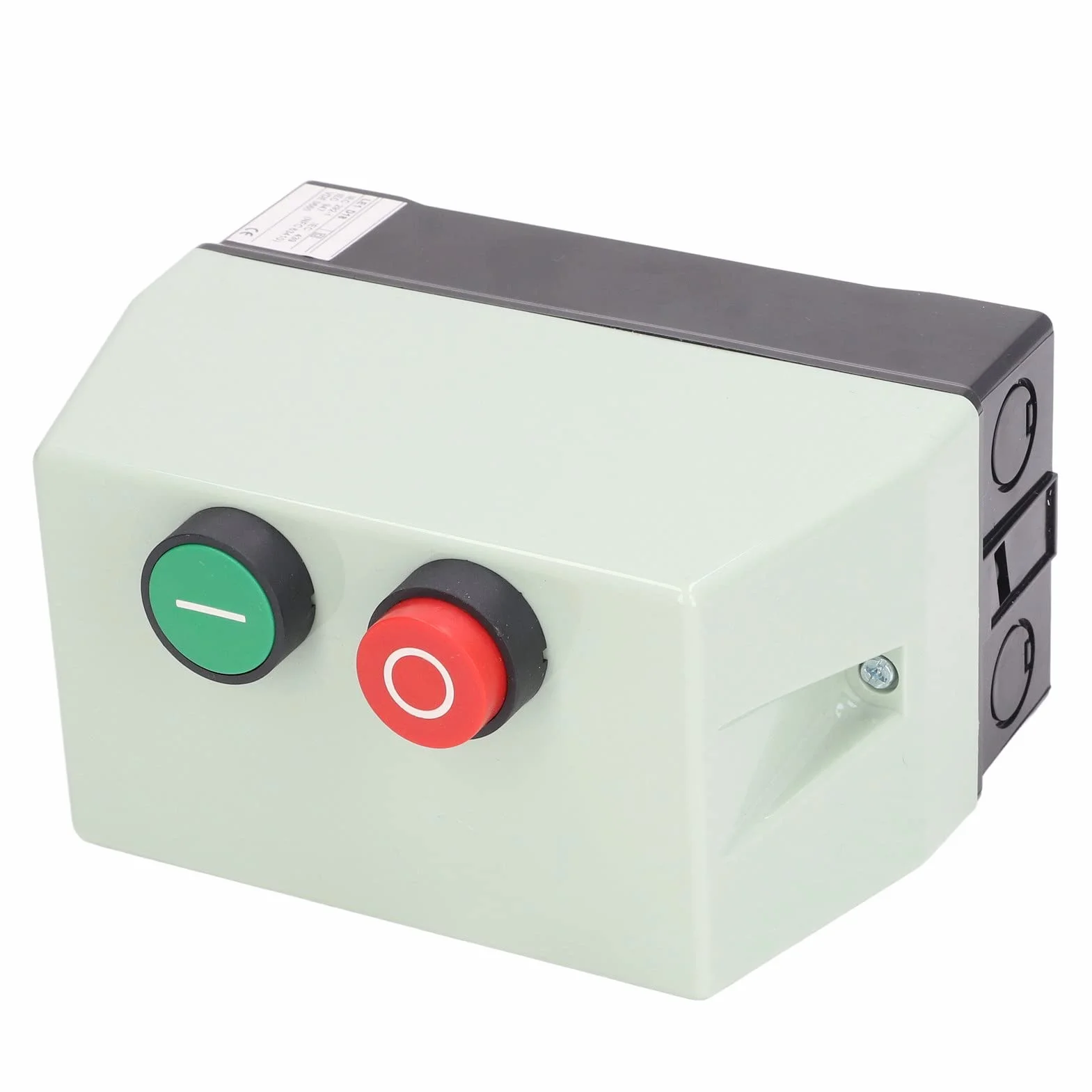 Arrancador Magnético, IP55 Caja Impermeable ABS Protección contra Sobrecarga de Motores Trifásicos Monofásicos Control de Motor de Arranque Magnético Protección contra Defectos Interruptor Magnético